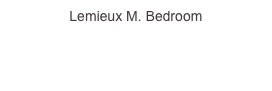 Lemieux M. Bedroom